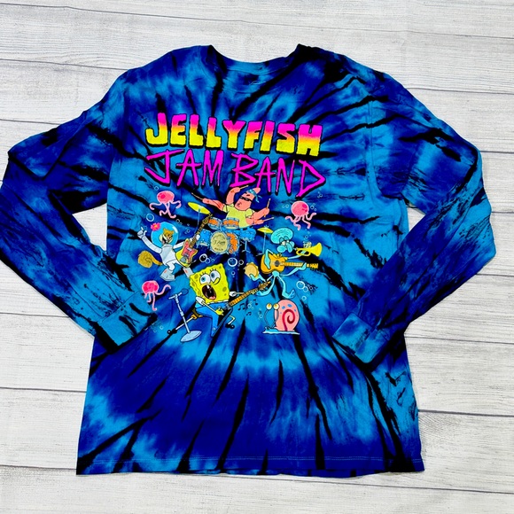 SpongeBob Squarepants Other - Spongebob Squarepants Jellyfish Jam Band Tie Dye T-Shirt